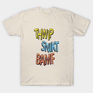 Comic Book Sound Effects T-Shirt